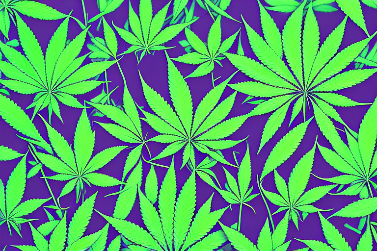 Two cannabis plants