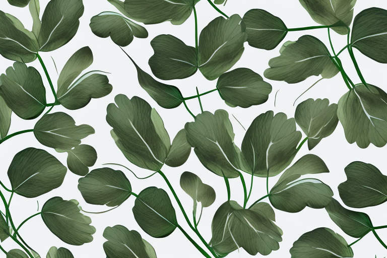 A plant with leaves and stems to represent gotu kola