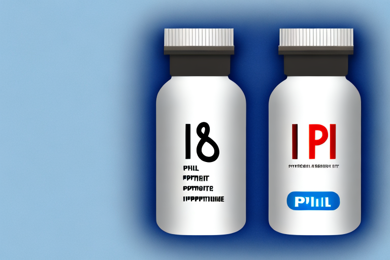 A pill bottle with the label "ip6" to represent the dosage of the supplement