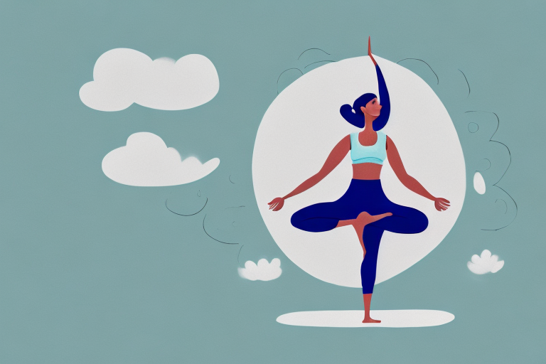A person in a yoga pose