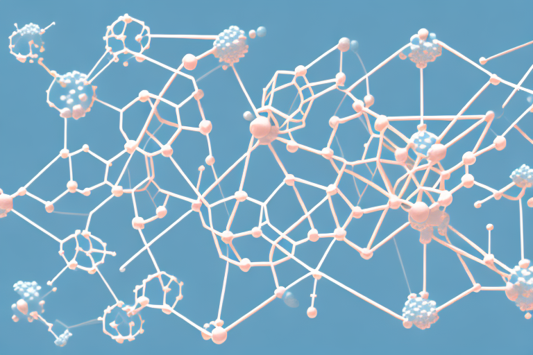 A molecular structure of leucine