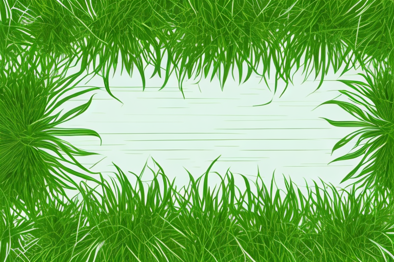 A potted plant with mondo grass