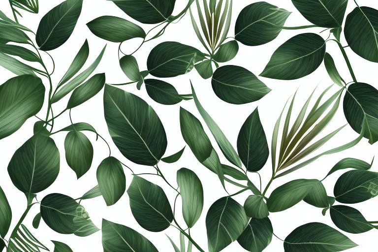 A plant with its leaves and roots to represent the natural source of anatabine