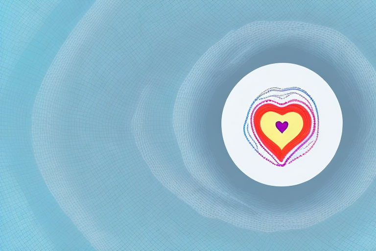 A capsule of nattokinase with a background of a healthy heart
