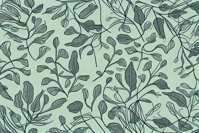 A plant with roots