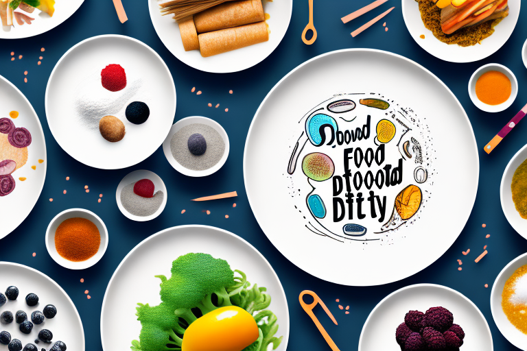 A plate of food featuring a variety of healthy