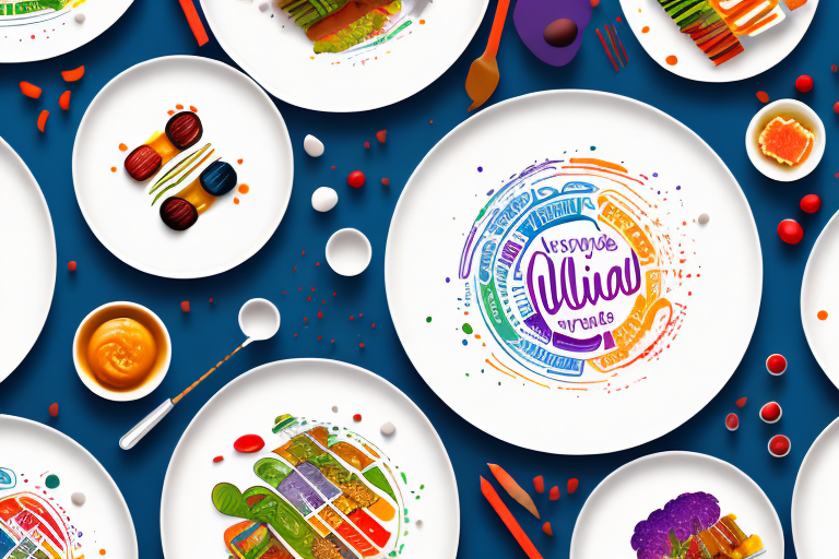 A balanced plate of food with a variety of colors and textures