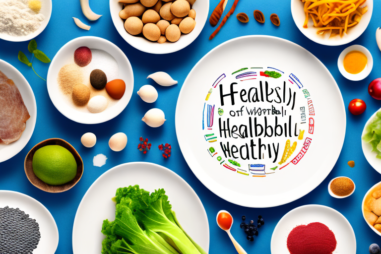 A plate of food with a variety of healthy ingredients that represent the metabolic confusion diet