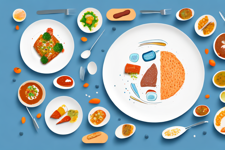 A plate of food with items that are suitable for a sjogren's syndrome diet